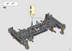 LEGO 42144 instructions page 43 – build guide