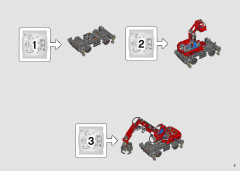LEGO 42144 instructions page 5 – build guide