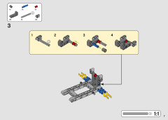 LEGO 42144 instructions page 7 – build guide