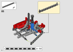 LEGO 42144 instructions page 74 – build guide