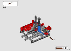 LEGO 42144 instructions page 75 – build guide