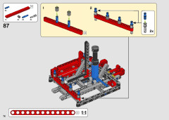 LEGO 42144 instructions page 76 – build guide