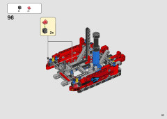 LEGO 42144 instructions page 85 – build guide