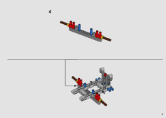 LEGO 42144 instructions page 9 – build guide
