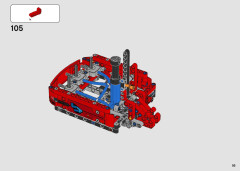 LEGO 42144 instructions page 95 – build guide