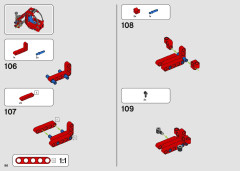 LEGO 42144 instructions page 96 – build guide