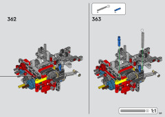 LEGO 42145 instructions page 189 – build guide