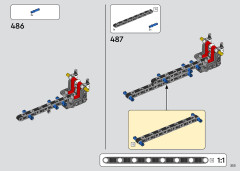 LEGO 42145 instructions page 253 – build guide