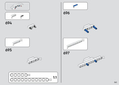 LEGO 42145 instructions page 363 – build guide
