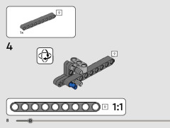 LEGO 42147 instructions page 8 – build guide