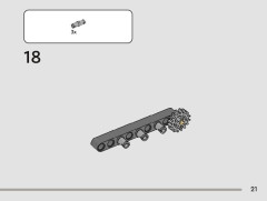 LEGO 42148 instructions page 21 – build guide