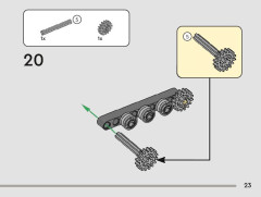 LEGO 42148 instructions page 23 – build guide
