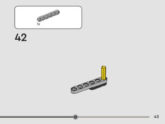LEGO 42148 instructions page 45 – build guide
