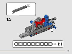 LEGO 42148 instructions page 21 – build guide