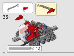 LEGO 42148 instructions page 44 – build guide