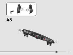 LEGO 42148 instructions page 51 – build guide