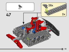LEGO 42148 instructions page 55 – build guide