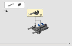 LEGO 42149 instructions page 11 – build guide