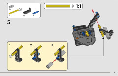LEGO 42149 instructions page 7 – build guide