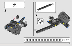 LEGO 42149 instructions page 9 – build guide