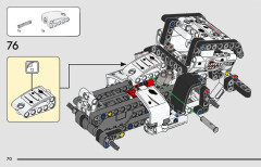 LEGO 42150 instructions page 70 – build guide