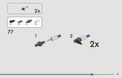 LEGO 42150 instructions page 71 – build guide