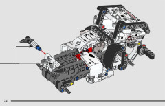 LEGO 42150 instructions page 72 – build guide