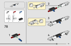 LEGO 42150 instructions page 73 – build guide
