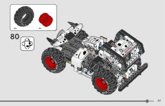 LEGO 42150 instructions page 77 – build guide