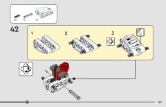 LEGO 42150 instructions page 43 – build guide