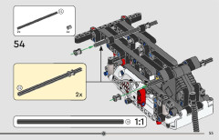 LEGO 42150 instructions page 55 – build guide