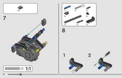 LEGO 42150 instructions page 8 – build guide