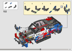 LEGO 42153 instructions page 107 – build guide