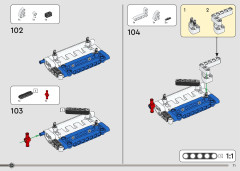 LEGO 42153 instructions page 71 – build guide
