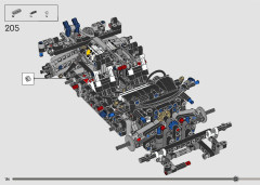 LEGO 42154 instructions page 134 – build guide