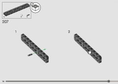 LEGO 42154 instructions page 136 – build guide