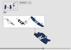 LEGO 42154 instructions page 223 – build guide