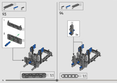 LEGO 42154 instructions page 74 – build guide