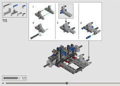 LEGO 42154 instructions page 84 – build guide