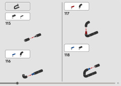 LEGO 42155 instructions page 71 – build guide