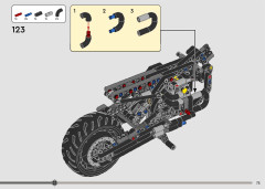 LEGO 42155 instructions page 75 – build guide