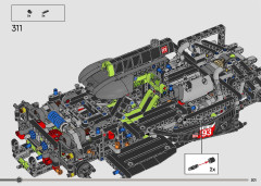 LEGO 42156 instructions page 201 – build guide