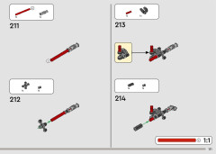 LEGO 42158 instructions page 131 – build guide
