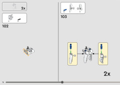LEGO 42158 instructions page 70 – build guide