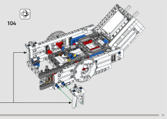 LEGO 42158 instructions page 71 – build guide