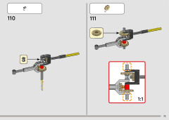 LEGO 42158 instructions page 75 – build guide