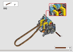 LEGO 42159 instructions page 123 – build guide