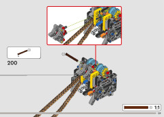 LEGO 42159 instructions page 129 – build guide