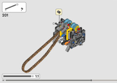 LEGO 42159 instructions page 130 – build guide