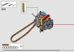 LEGO 42159 instructions page 132 – build guide